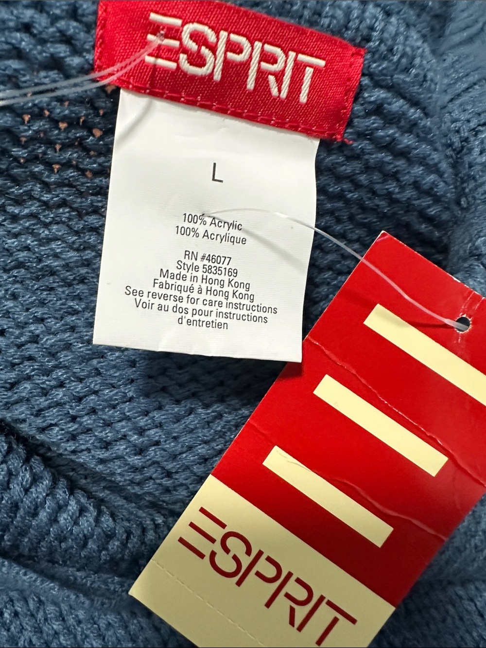 🥕 NWT Vintage ESpirit Cardigan Sweater - Picture 3 of 3